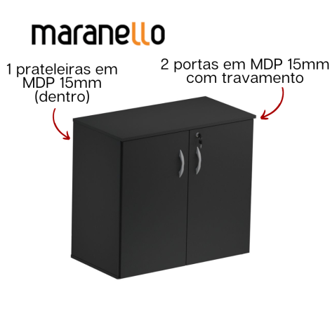 Armário Baixo 2 portas MARANELLO M15